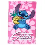Ręcznik przedszkolny dla dziecka 30x50 Lilo i Stitch różowy - 4
