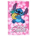 Ręcznik przedszkolny dla dziecka 30x50 Lilo i Stitch różowy - 2