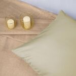 Poszewka satyna bawełna krem 155/70x80. - 5