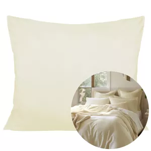 Poszewka satyna bawełna krem 155/70x80.