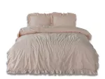 Pościel bawełniana CAMELLO ROSES/160x200(P) STONEWASHED - 2