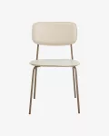 Krzesło do jadalni ESA 79x45 cm beżowe Nordal - 2