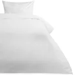 Poszwa hotelowa na zakładkę PASY 4mm biała/140x200 - 2