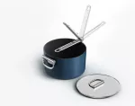 JJ-Rondel 23cm ze składanym uchwytem+pokryw. Space - 2