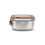 BB-Lunch box stalowy L, pomarańczowy - 3