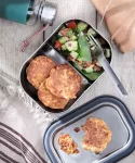 BB-Lunch box stalowy L, pomarańczowy - 14