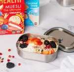 BB-Lunch box stalowy L, pomarańczowy - 15