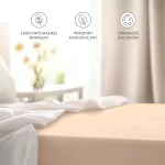 Prześcieradło bawełna JASNY BEŻ/047/160x205 - 2