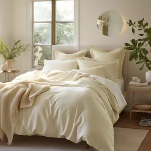 Pościel satyna bawełniana KREM 155/180x200