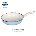 Patelnia emaliowana ceramiczna Riess BLUE 28 cm – na indukcję, do smażenia i duszenia - 3