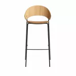 Dosina Bar Stool 75 cm Upholstery Oak Cognac - 2