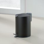 KELA-Kosz stalowy na śmieci 3 l czarny Mats - 3