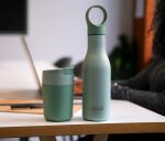 JJ-Butelka termiczna stalowa 500ml Loop zielona - 7