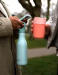 JJ-Butelka termiczna stalowa 500ml Loop zielona - 8