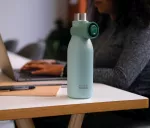 JJ-Butelka termiczna stalowa 500ml Loop zielona - 12