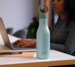 JJ-Butelka termiczna stalowa 500ml Loop zielona - 14