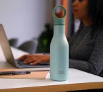 JJ-Butelka termiczna stalowa 500ml Loop zielona - 14