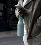 JJ-Butelka termiczna stalowa 500ml Loop zielona - 16