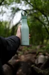JJ-Butelka termiczna stalowa 500ml Loop zielona - 19