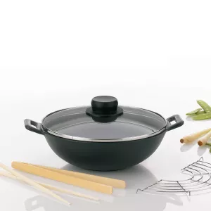 KELA-Zestaw wok żeliwny 24cm+akcesoria5el.AsiaMini