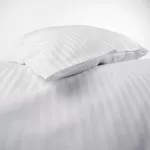 Poszewka hotelowa na zakładkę PASY 1cm biała/70x80 - 4