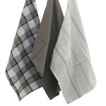 KELA-Zestaw ścierek kuchennych 3el. taupe Pasado - 2