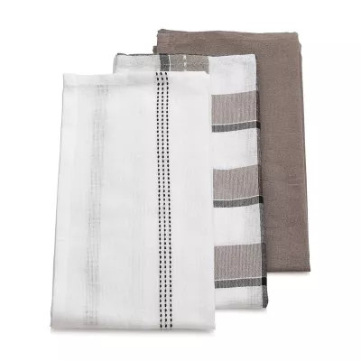 KELA-Zestaw ścierek kuchennych 3el. taupe Pasado