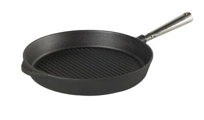 SKEPP-Patelnia grillowa żeliwna 28cm Professional