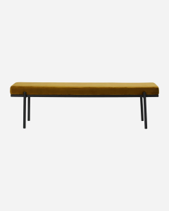 Ławka metalowa w kolorze ciemnej oliwki House Doctor