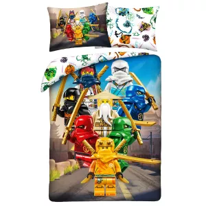 Pościel bawełna 160x200+1p70x80 Lego nowy