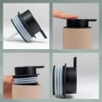 KELA-Dozownik do mydła 300ml beżowy Sana - 3