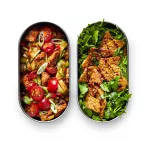 BB-Zestaw 2 lunch boxów stalowych, szary - 4