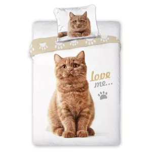 Pościel bawełna 140x200+1p70x90 Kotek