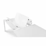 MORE table 100x220/320 Laminate White and White base - 5