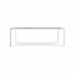 MORE table 100x220/320 Laminate White and White base - 7