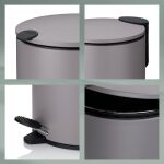 KELA-Kosz na śmieci 12 l beżowy Mats - 4