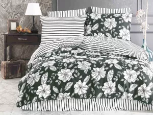 Pościel satyna bawełniana HAKKI GREEN/200x220 EXCLUSIVE (promocja)