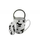 Kubek z zaparzaczem w tubie DUO BLACK CATS 360 ml - 2