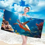 Ręcznik plażowy mikrofibra 100x180 H138 - 6