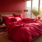 Poszewka satyna bawełna koral 039/70x80. - 2