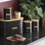 TYP-Chlebak metalowy, czarny, Otto - 2