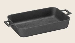 SKEPP-Forma żeliwna do zapiekania z uchwytami Noir