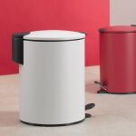 KELA-Kosz stalowy na śmieci 3 l biały Mats - 2