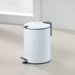 KELA-Kosz stalowy na śmieci 3 l biały Mats - 3