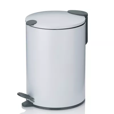 KELA-Kosz stalowy na śmieci 3 l biały Mats