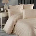 Pościel satyna bawełniana z gipiurą(P) VALINOR 3/220x200 GUIPURE - 5