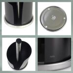 KELA-Stojak na ręcznik papierowy black Stella - 4