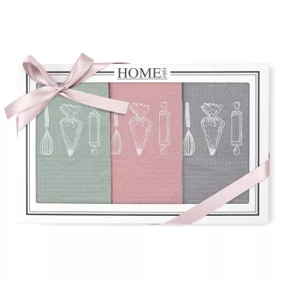 Komplet ręczników kuchennych bawełnianych HOME 1961/3x50x70/SET13