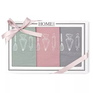 Komplet ręczników kuchennych bawełnianych HOME 1961/3x50x70/SET13