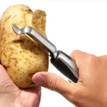 OXO-Obieraczka prosta obustronna stalowa, STEEL - 6